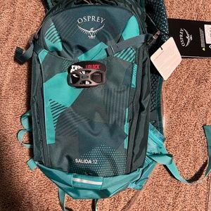 OSPREY SALIDA 12 WOMENS HYDRATION BACKPACK TEAL GLASS